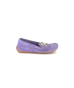 gloria Ivoire Rk13 Daim Lavande*Femme Mocassins