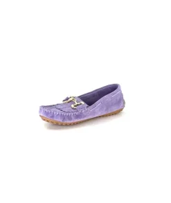 gloria Ivoire Rk13 Daim Lavande*Femme Mocassins