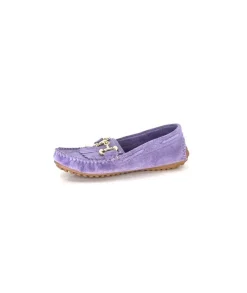 gloria Ivoire Rk13 Daim Lavande*Femme Mocassins