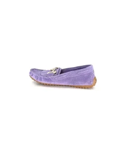 gloria Ivoire Rk13 Daim Lavande*Femme Mocassins