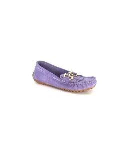 gloria Ivoire Rk13 Daim Lavande*Femme Mocassins