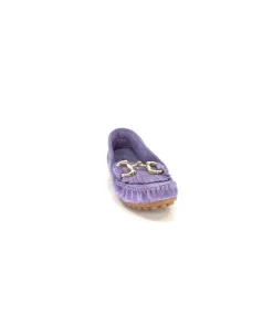 gloria Ivoire Rk13 Daim Lavande*Femme Mocassins