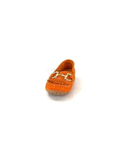 gloria Ivoire Rk13 Daim Orange*Femme Mocassins