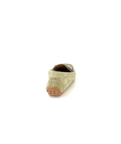 gloria Ivoire Rk13 Daim Vert*Femme Mocassins
