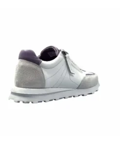 355-ivoire Ivoire Rkr70 Cuir Blanc*Femme Baskets