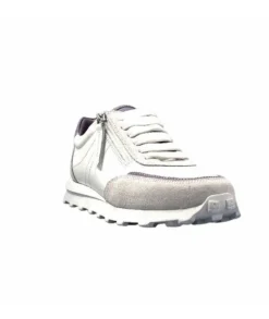 355-ivoire Ivoire Rkr70 Cuir Blanc*Femme Baskets