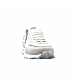 355-ivoire Ivoire Rkr70 Cuir Blanc*Femme Baskets