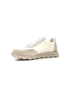 355-ivoire Ivoire Rkr70 Cuir Creme - Or*Femme Baskets