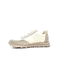 355-ivoire Ivoire Rkr70 Cuir Creme - Or*Femme Baskets