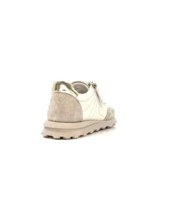 355-ivoire Ivoire Rkr70 Cuir Creme - Or*Femme Baskets