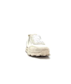 355-ivoire Ivoire Rkr70 Cuir Creme - Or*Femme Baskets