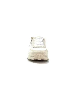 355-ivoire Ivoire Rkr70 Cuir Creme - Or*Femme Baskets
