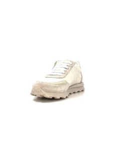 355-ivoire Ivoire Rkr70 Cuir Creme - Or*Femme Baskets