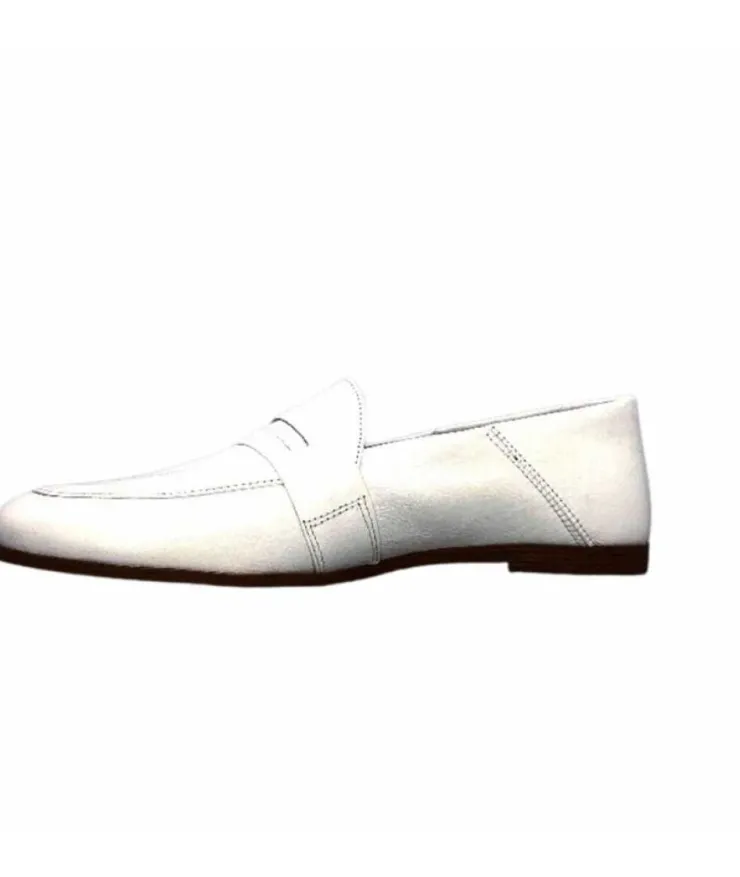 gloria Ivoire S05 Cuir Blanc*Femme Mocassins