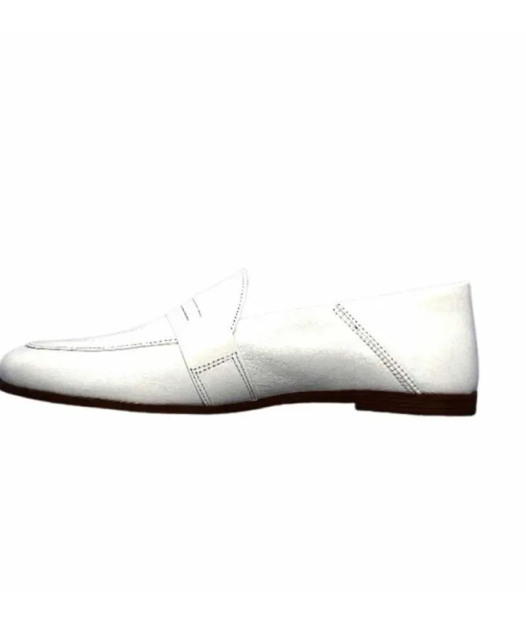 gloria Ivoire S05 Cuir Blanc*Femme Mocassins
