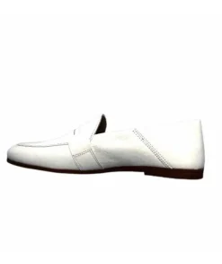 gloria Ivoire S05 Cuir Blanc*Femme Mocassins