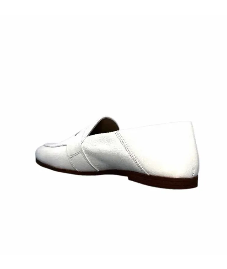 gloria Ivoire S05 Cuir Blanc*Femme Mocassins