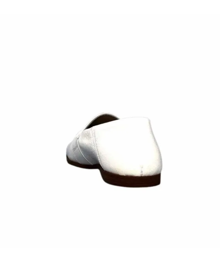 gloria Ivoire S05 Cuir Blanc*Femme Mocassins