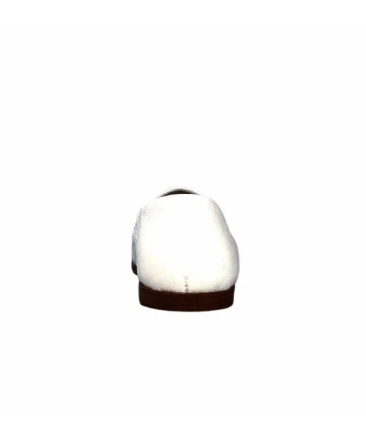 gloria Ivoire S05 Cuir Blanc*Femme Mocassins