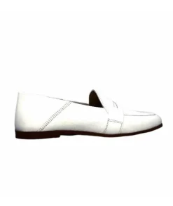 gloria Ivoire S05 Cuir Blanc*Femme Mocassins