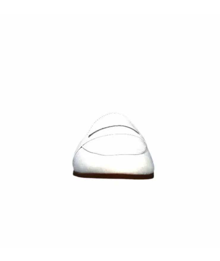 gloria Ivoire S05 Cuir Blanc*Femme Mocassins