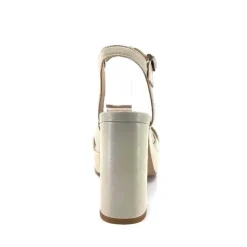 Ivoire0352a Ivoire S525 Cuir Creme*Femme Plateformes
