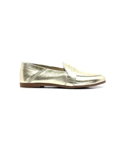 gloria Ivoire S05 Cuir Or*Femme Mocassins