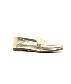 gloria Ivoire S05 Cuir Or*Femme Mocassins
