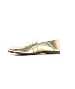 gloria Ivoire S05 Cuir Or*Femme Mocassins