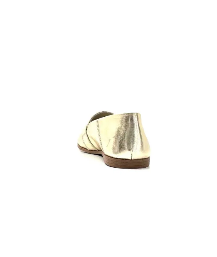 gloria Ivoire S05 Cuir Or*Femme Mocassins