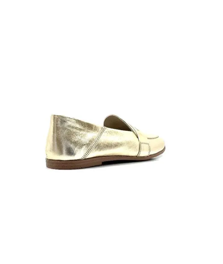 gloria Ivoire S05 Cuir Or*Femme Mocassins