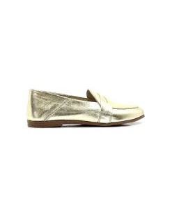 gloria Ivoire S05 Cuir Or*Femme Mocassins
