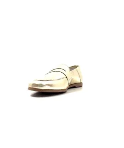 gloria Ivoire S05 Cuir Or*Femme Mocassins