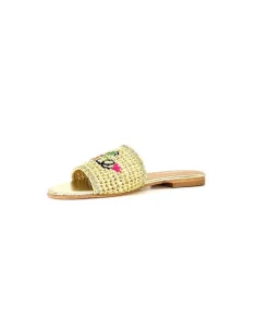 fiorina Ivoire S190 Raphia Beige*Femme Mules