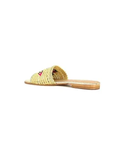 fiorina Ivoire S190 Raphia Beige*Femme Mules