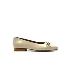 Ivoire0036a Ivoire Tierce Cuir Arce*Femme Ballerines