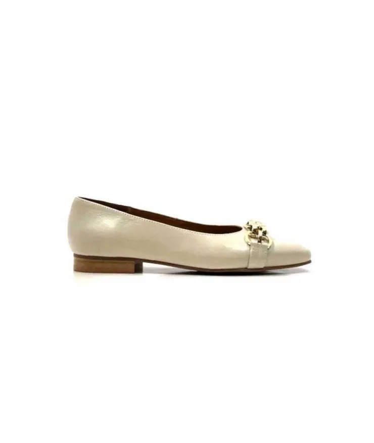 Ivoire0036a Ivoire Tierce Cuir Arce*Femme Ballerines