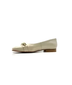 Ivoire0036a Ivoire Tierce Cuir Arce*Femme Ballerines