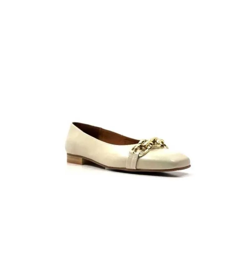 Ivoire0036a Ivoire Tierce Cuir Arce*Femme Ballerines