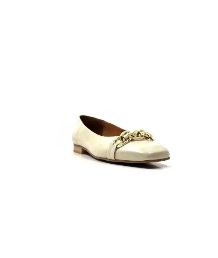 Ivoire0036a Ivoire Tierce Cuir Arce*Femme Ballerines