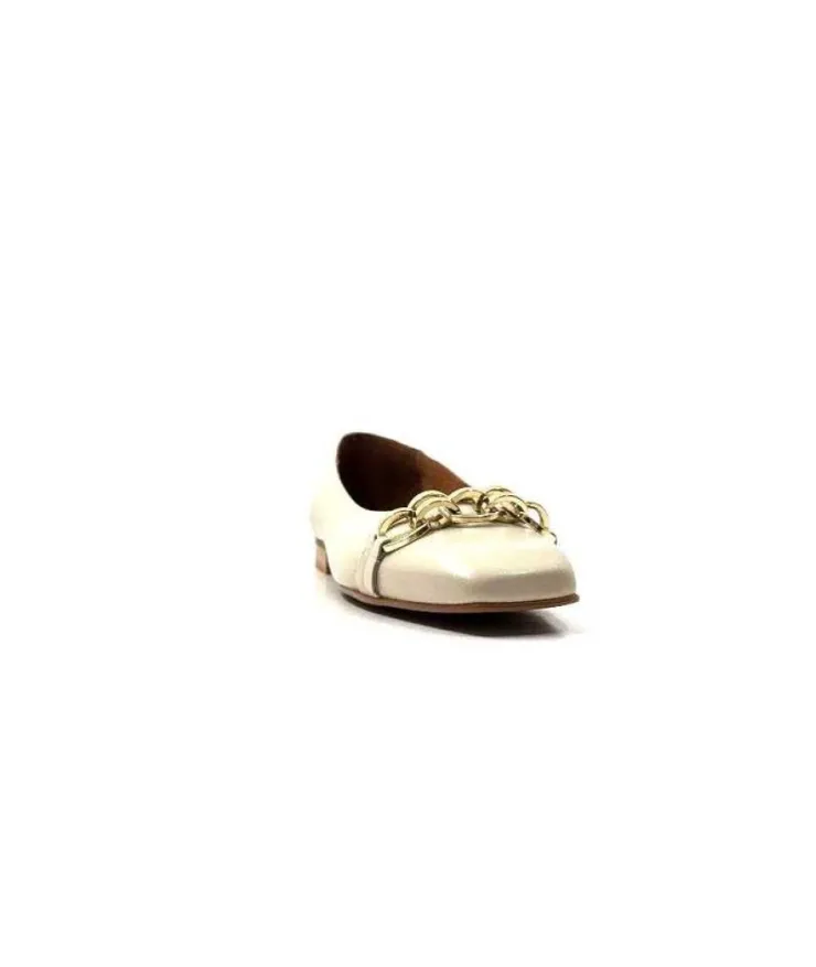 Ivoire0036a Ivoire Tierce Cuir Arce*Femme Ballerines