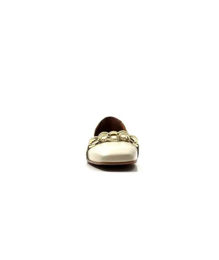 Ivoire0036a Ivoire Tierce Cuir Arce*Femme Ballerines