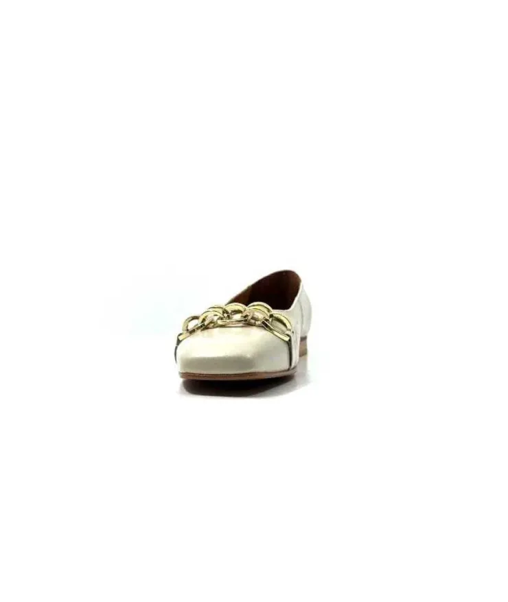 Ivoire0036a Ivoire Tierce Cuir Arce*Femme Ballerines