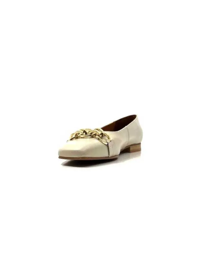 Ivoire0036a Ivoire Tierce Cuir Arce*Femme Ballerines