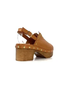 gloria Ivoire Tkn05 Cuir Coconut*Femme Plateformes