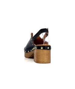 gloria Ivoire Tkn05 Cuir Noir*Femme Plateformes