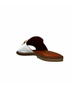gloria Ivoire Tml 27 Cuir Blanc*Femme Mules