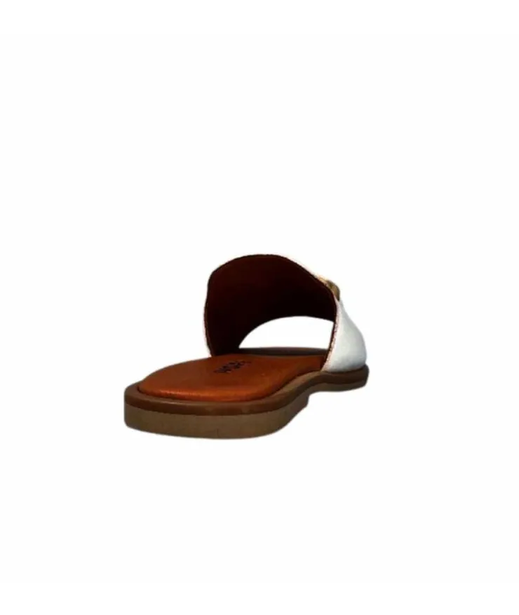 gloria Ivoire Tml 27 Cuir Blanc*Femme Mules