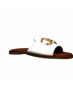 gloria Ivoire Tml 27 Cuir Blanc*Femme Mules