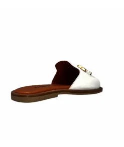 gloria Ivoire Tml 27 Cuir Blanc*Femme Mules